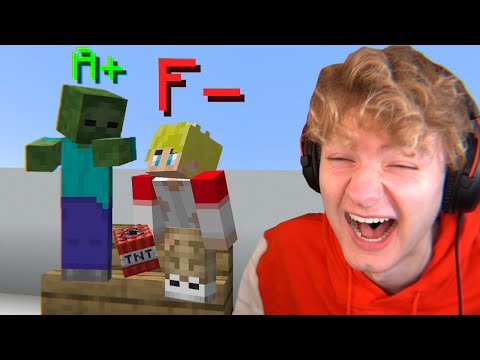 We Went To Minecraft School...