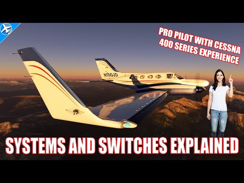 FlySimWare Cessna 414AW Systems and Switches: An Explanation by a Pro Pilot
