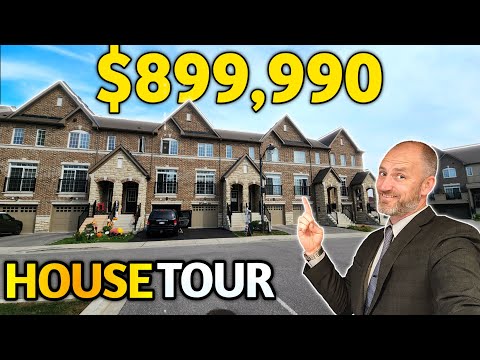 Property Tour In Ajax Ontario: FREEHOLD Townhouse!