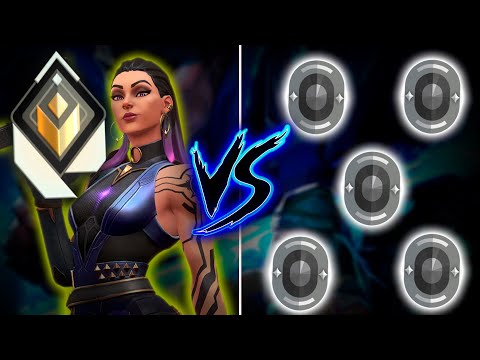 1 RADIANTE VS 5 FERROS - Quem ganhou?? (VALORANT)