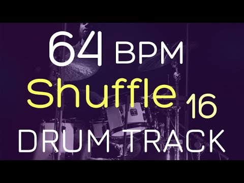Shuffle - 64 BPM - DRUM TRACK