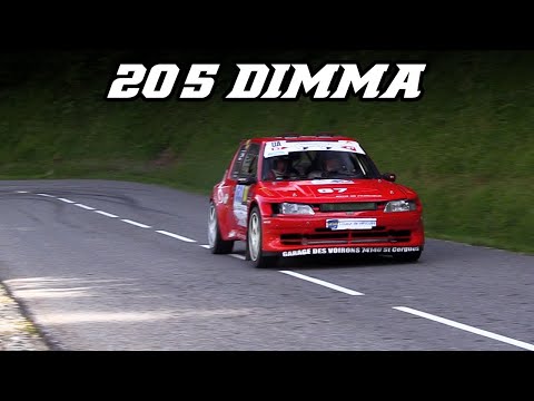 Peugeot 205 GTI Dimma | High revving rally car | Rally Mont Blanc 2021