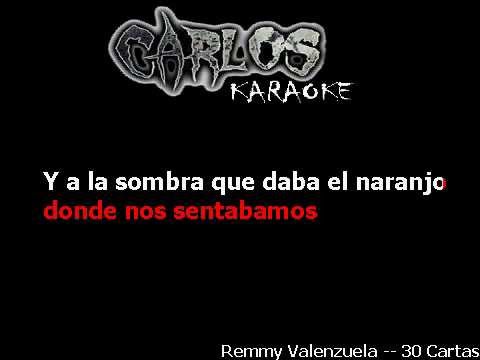 30 cartas -- Remmy Valenzuela Lyrics