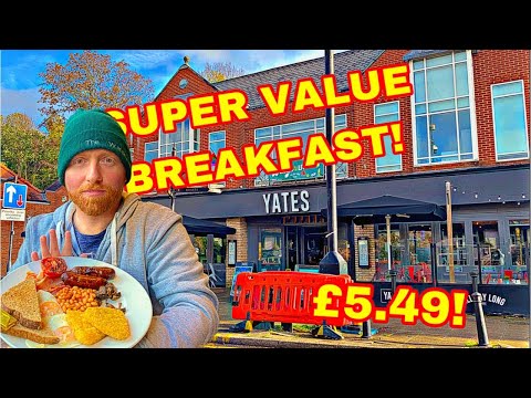 Amazing Full English Breakfast for just over £5! Yates, High Wycombe.