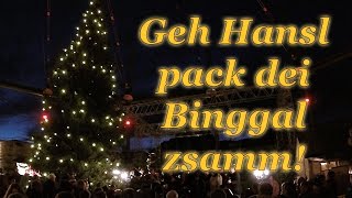 preview picture of video 'Ebbser Anklöpfler auf der Festung Kufstein: Geh Hansl, pack dei Binggal zsamm!'