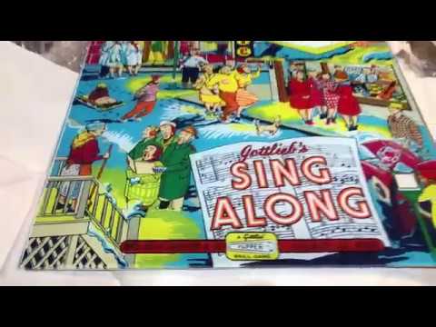 How to replace the backglass in your 1960's pinball machine in less then 5 minutes!