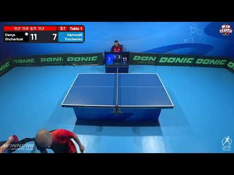 00:00 Denys Shcherbak  3 - 1 Hennadii Yurchenko West 5 WIN CUP 08.12.2022 | TABLE TENNIS WINCUP