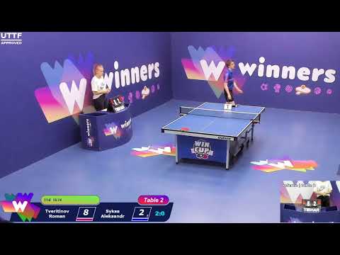 WINners CUP table 2  14.10  Tveritinov Roman - Syksa Aleksandr 18:45