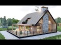 39' x 36' (12m x 11m) Totally In Love With This Cozy & Elegant House - House Design With Floor Plan
