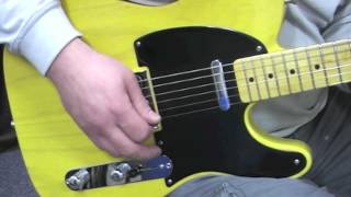 Fender Telecaster '52 Reissue USA (Fender Original Pickups vs Fender Noiseless Pickups)