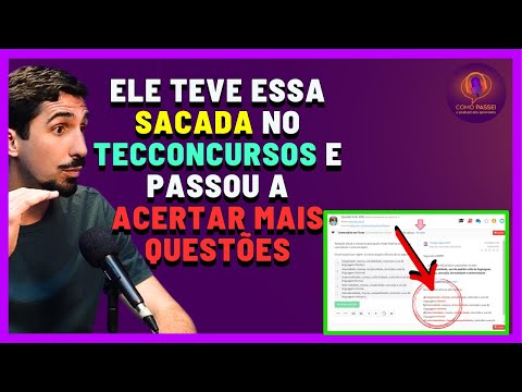 1º lugar Estruturou Seus Estudos no TEC CONCURSOS Dessa Forma | Concurso Público