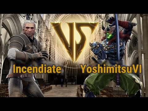 Incendiate (Geralt) VS YoshimitsuVI (Yoshimitsu) | Soul calibur VI