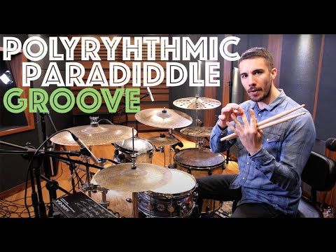 Paradiddle ostinato Polyrhythmic subdivisions Groove | Drum Lesson | Teaser