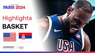 Kevin Durant - LeBron James - Team USA - Serbie