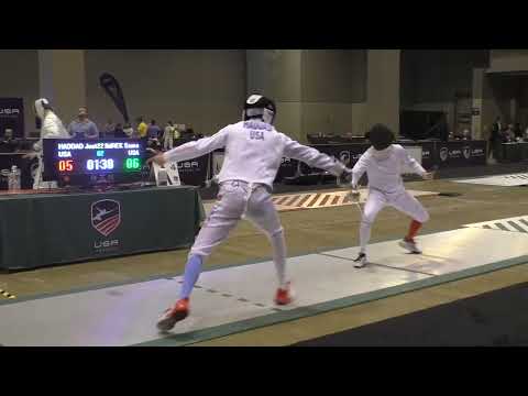 National Championships 2023 SME - L16 - Justin Haddad v Samuel Imrek