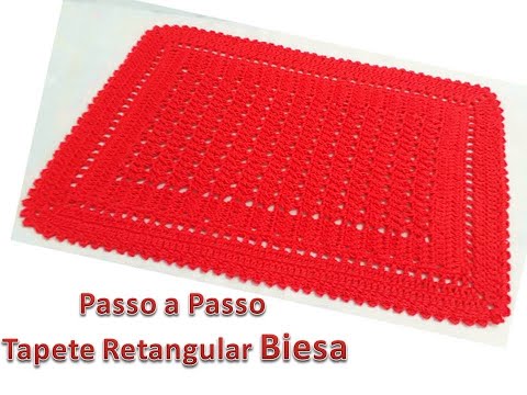 TAPETE RETANGULAR BIESA ( Base em relevo)