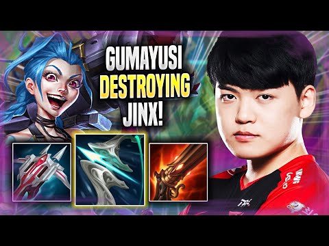 GUMAYUSI DESTROYING WITH JINX! - T1 Gumayusi Plays Jinx ADC vs Ezreal! | Season 2022
