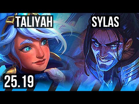 TALIYAH vs SYLAS (MID) | Dominating | KR Master | 25.19