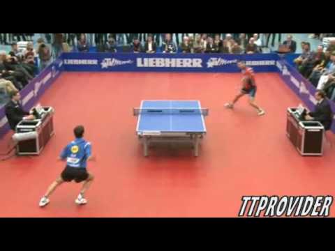 DTTL Play-Offs 2010: Adrian Crisan - Timo Boll