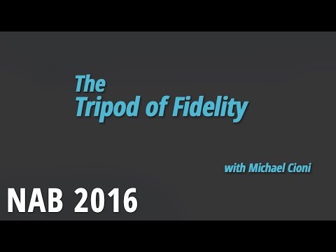 NAB 2016: The Tripod Of Fidelity with Michael Cioni of Light Iron