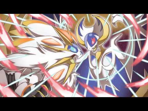 Pokémon Sun and Moon - Solgaleo/Lunala Battle (Remastered)
