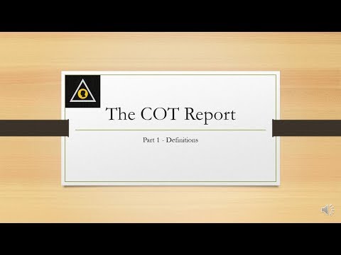 COT Report Training Video - Part 1 Video
