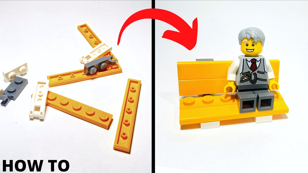 How To build a LEGO bench!