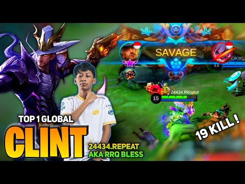SAVAGE PERFECT! 1 Vs 5, 19 Kill [Top 1 Global Clint] By 24434.Repeat! aka RRQ Bless - Mobile Legend