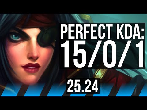 KATARINA vs YONE (MID) | Perfect KDA: 15/0/1 | KR Master | 25.24