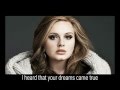 Adele - Someone Like You (+lyrics) 