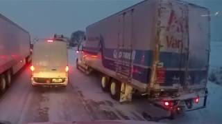 Team OTR Trucking | A close call for us at an 18 vehicle accident