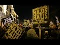 Totalitarian leftists demonstrate against Freedom Party ball