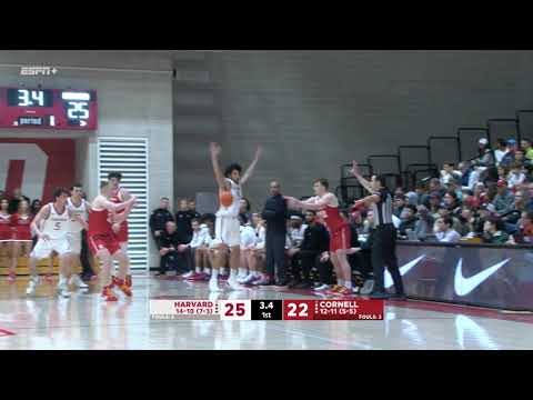 Highlights: Cornell Men's Basketball vs Harvard - 2/21/2026