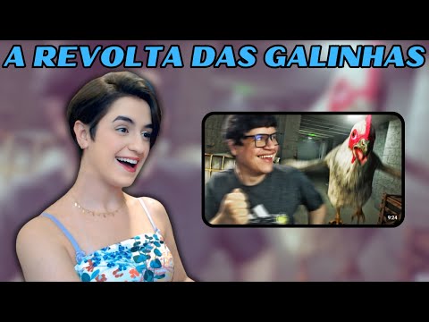 REACT - CORRE QUE A GALINHA TÁ ATACADA! - Chicken Feet (Games EduUu)