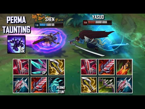 MATHEMATICALLY CORRECT SHEN vs YASUO FULL BUILD FIGHTS & Ultimate SpellBook Moments!