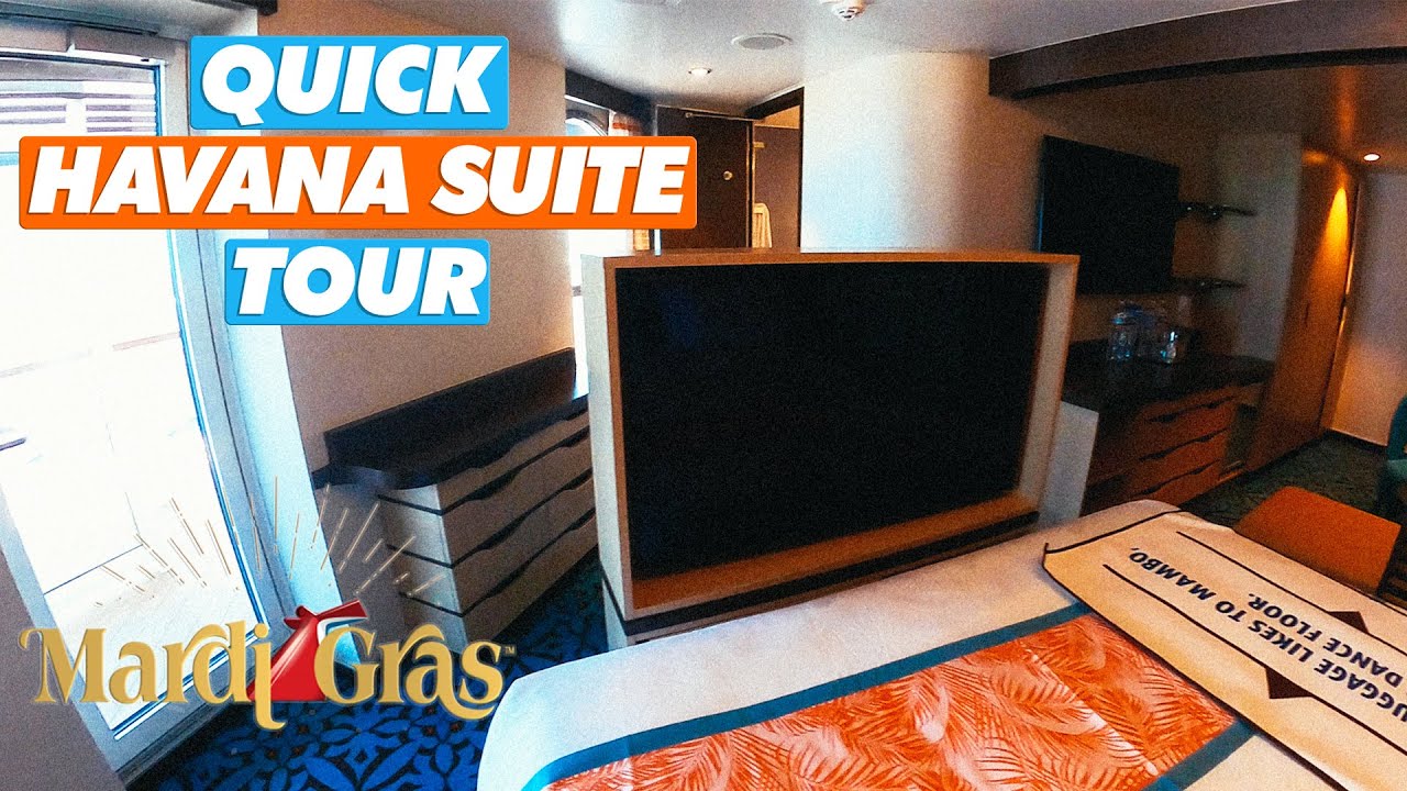 Carnival Mardi Gras Havana Cabana Corner Suite Cabin 8209 - Havana Cabana Corner Suite - Carnival Mardi Gras
