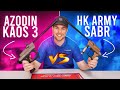 Azodin Kaos 3 VS HK Army SABR