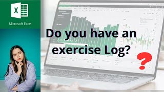 Excel Workout Log Template | Track Fitness Goals and Progress