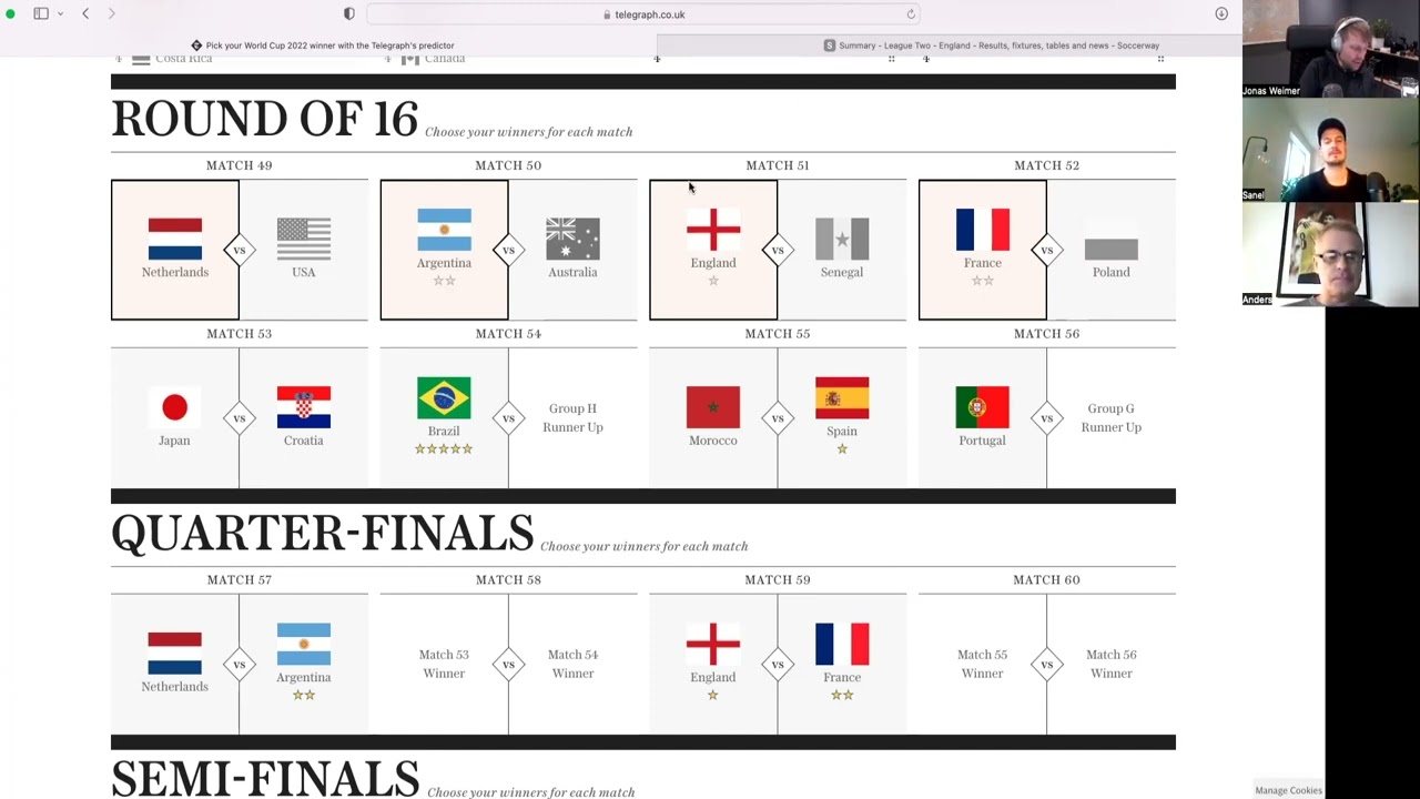 Vi tippar åttondelsfinalerna i Fotbolls-VM 2022 😱