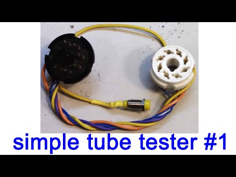 build a simple tube tester for 6V6 6L6 KT88 EL34, use your multimeter, for tube amplifier