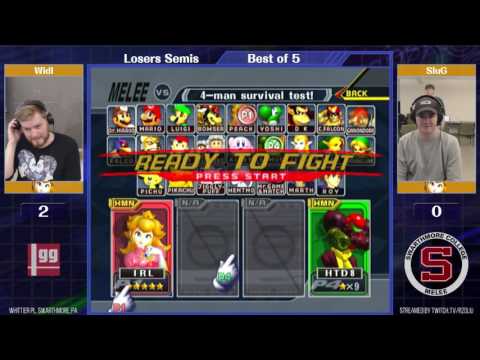 Event Match 8: Widl (Peach/Samus) vs SluG (Peach) - Losers Semis