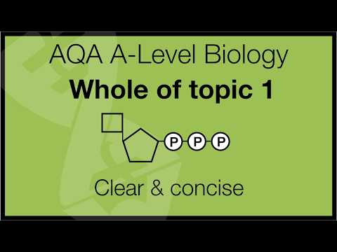 AQA A-Level Biology | Biological Molecules
