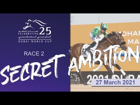 Secret Ambition wins the G2 1600m I Dubai World Cup I Race 2 I Godolphin Mile