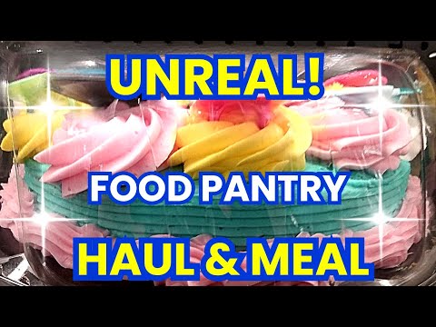 UNREAL Food Pantry Haul 2025 - Frugal Living - Cheap Meals - Food Bank Haul - Frugal Living Tips