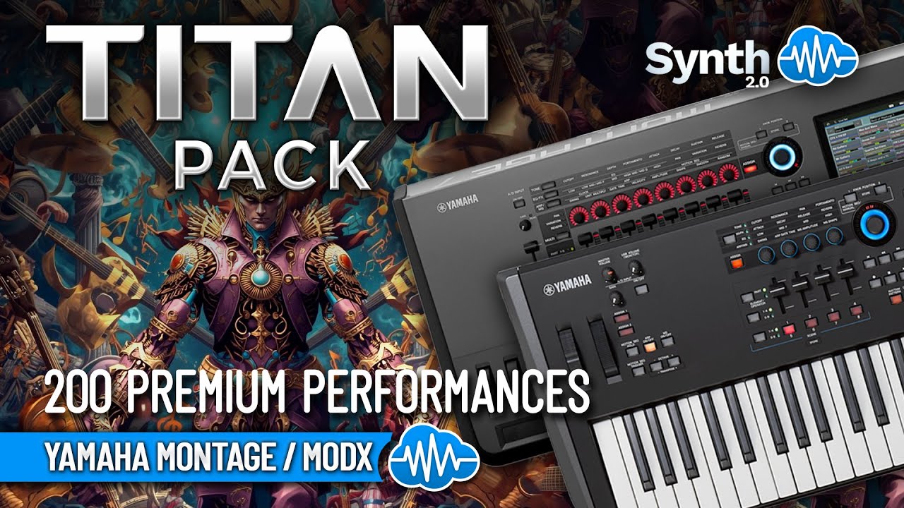 PRS013 - Titan Pack – Yamaha MONTAGE / M ( 200+ performances ) - Video Preview 1