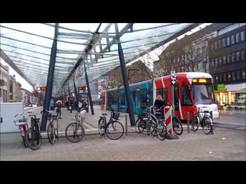 Kleines Sondervideo, Straßenbahnen in Krefeld , Besonderheit...2 Spurgrößen ineinander