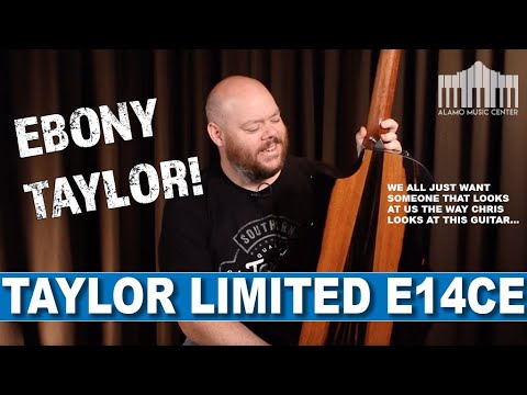 Taylor Guitars Limited Edition E14CE with beautiful Ebony Back and Sides! | Very Rare!