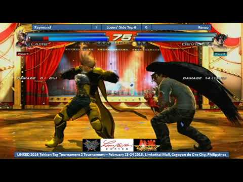 Tekken CDO LINKED 2016 06 Raymond(lar,bru) vs Renzo(law,pau,lar,dj)