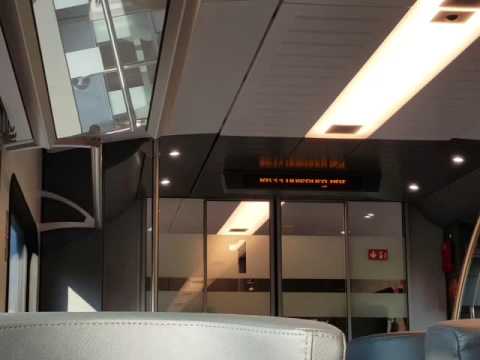 Stationsansage im neuen Abellio Zug