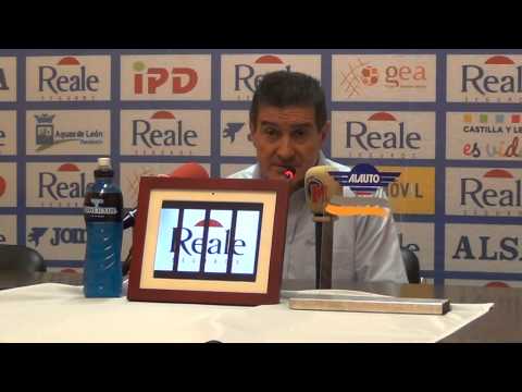 Rueda de prensa REALE Ademar-Globalcaja C. Encantada. J.23 liga ASOBAL Manolo Cadenas